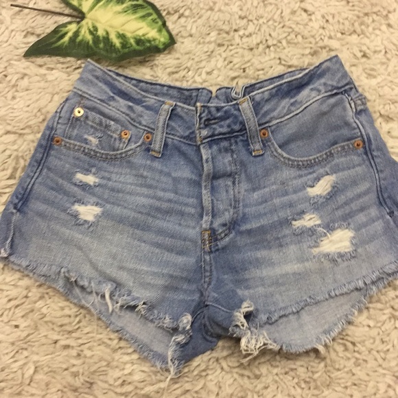 🐳[3/$15]🐳 
❤️Abercrombie jean shorts - Picture 2 of 7